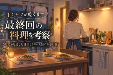 『Tシャツが乾くまで』最終回の料理を考察！かぼちゃを戻した理由と「おかえり」の相手は誰？